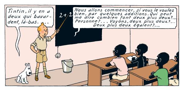 Tintin au Congo Racial Stereotypes