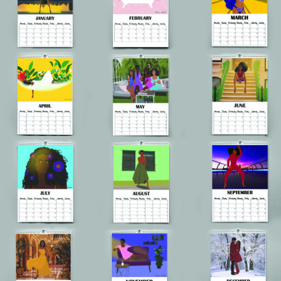 black-girl-magic-calendar-2022-doria-adouk