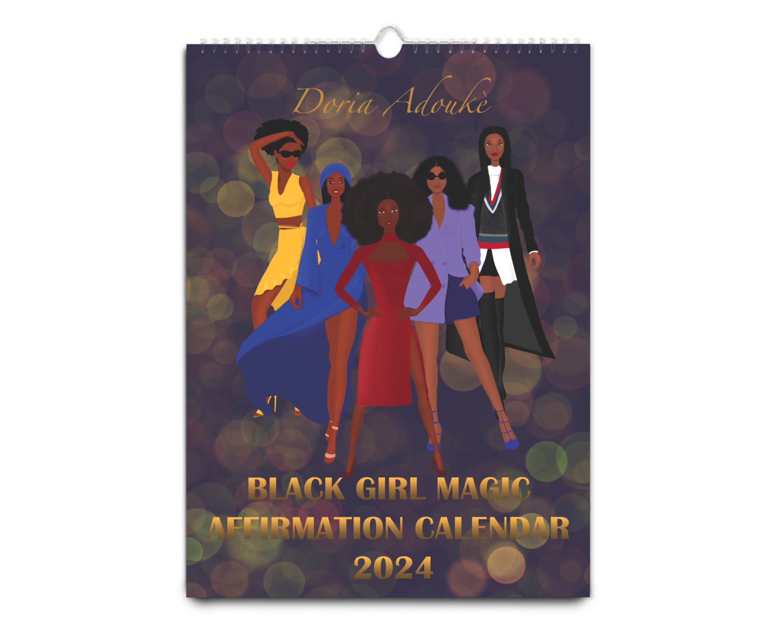 Black Girl Magic Calendar 2024 Doria Adoukè