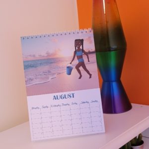 little black girl calendar october