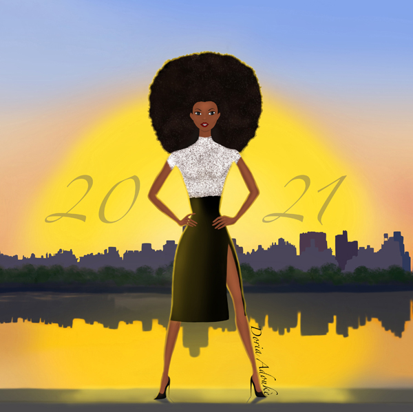 black women 2021 illustration
