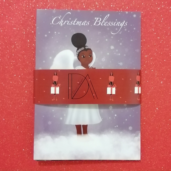 African American Christmas Card Box
