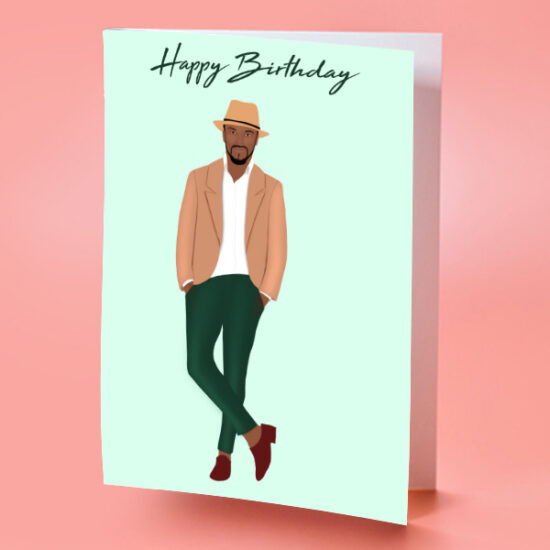 Black Man Birthday Card | African American Birthday Cards for Him ...