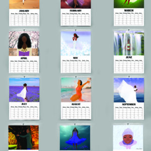 black wellness calendar