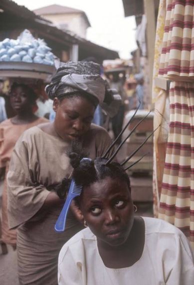 african threading to stretch natural hair