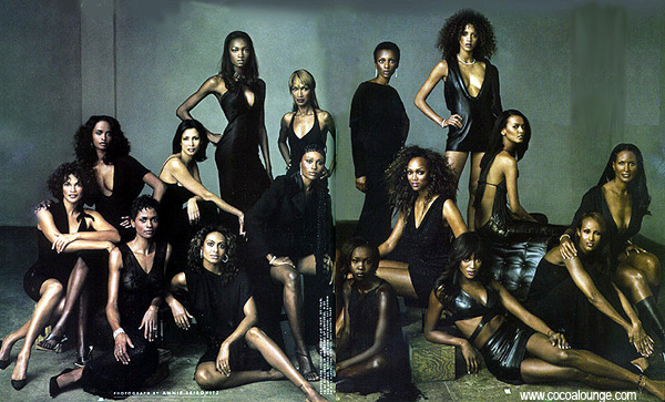 history of black fashion models