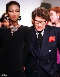 Yves Saint Laurent and Katoucha