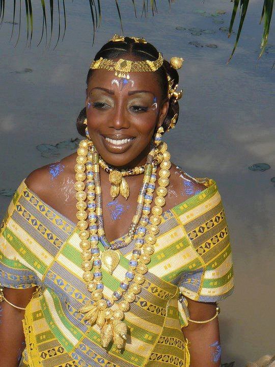 Akan - Ghana traditional wedding dress