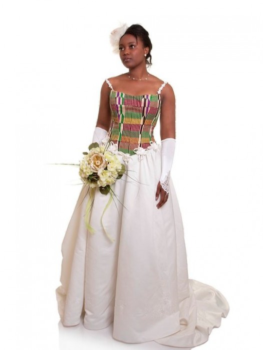 kente wedding dress