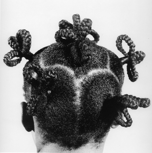 Nigerian braided hairstyles photographs by Okhai Ojeikere