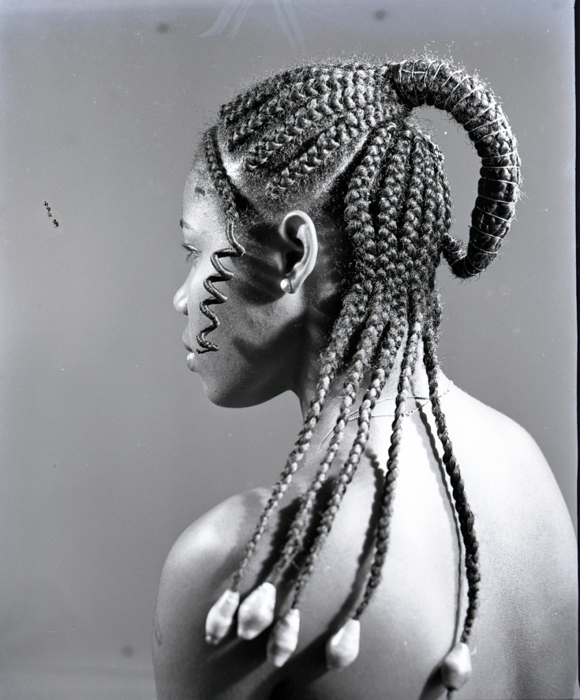 J.D. Okhai Ojeikere traditional nigerian hairstyles series