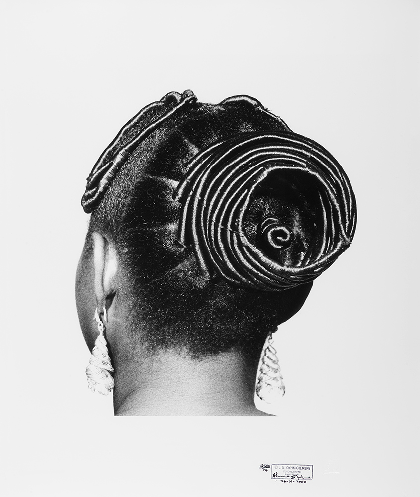 J.D. Okhai Ojeikere traditional nigerian hairstyles series