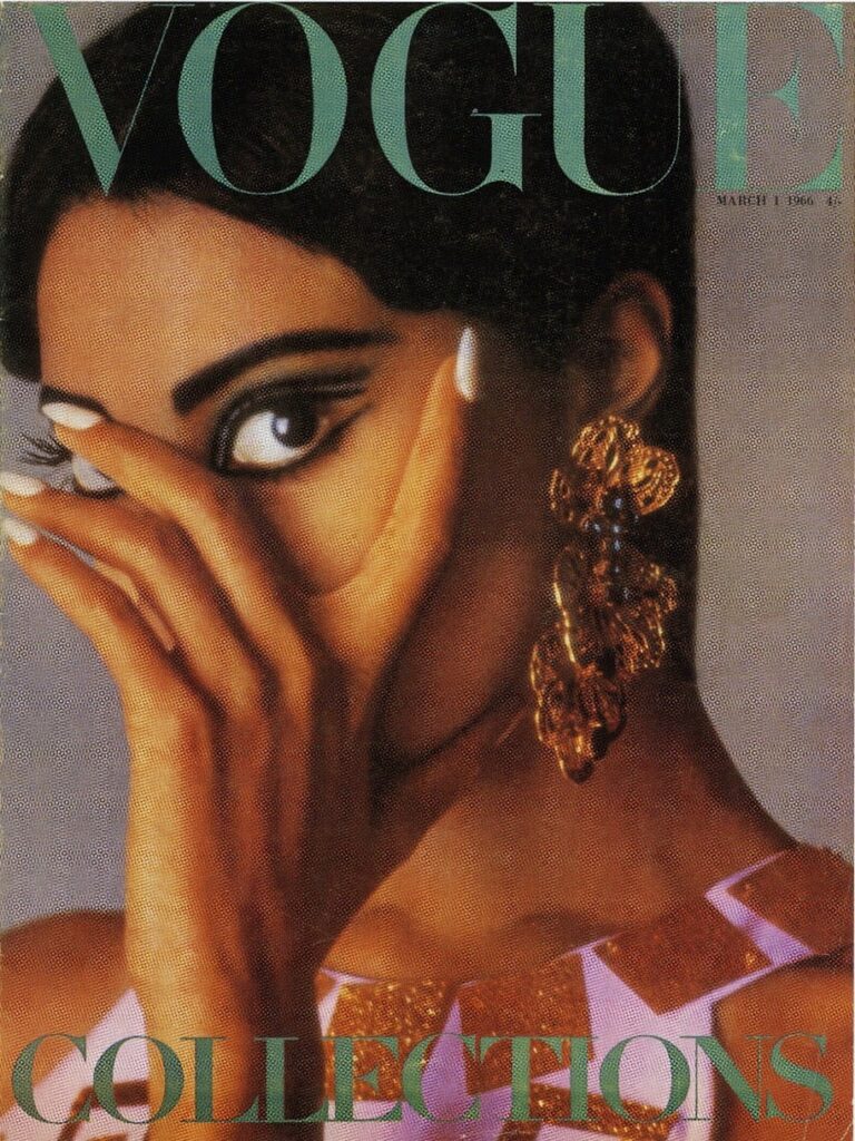 Donyale Luna British Vogue cover 1966
