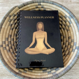 A close-up of the women wellness planner