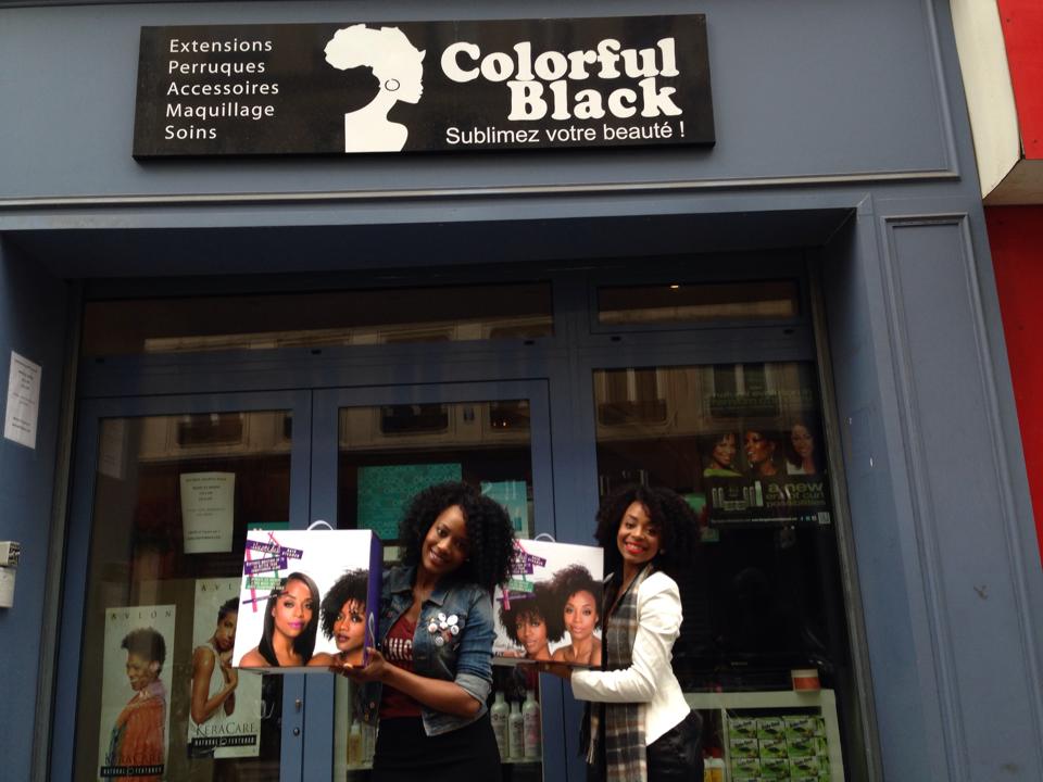 colourful black beauty shop paris