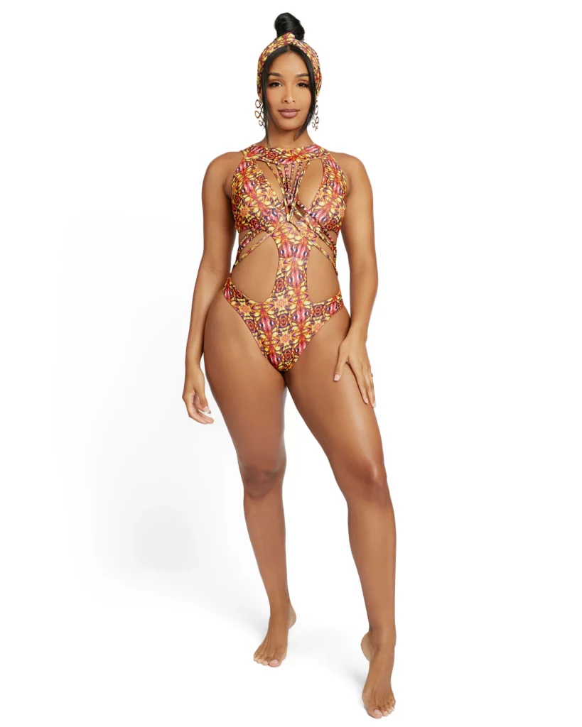 Keva J black owned bathing suit