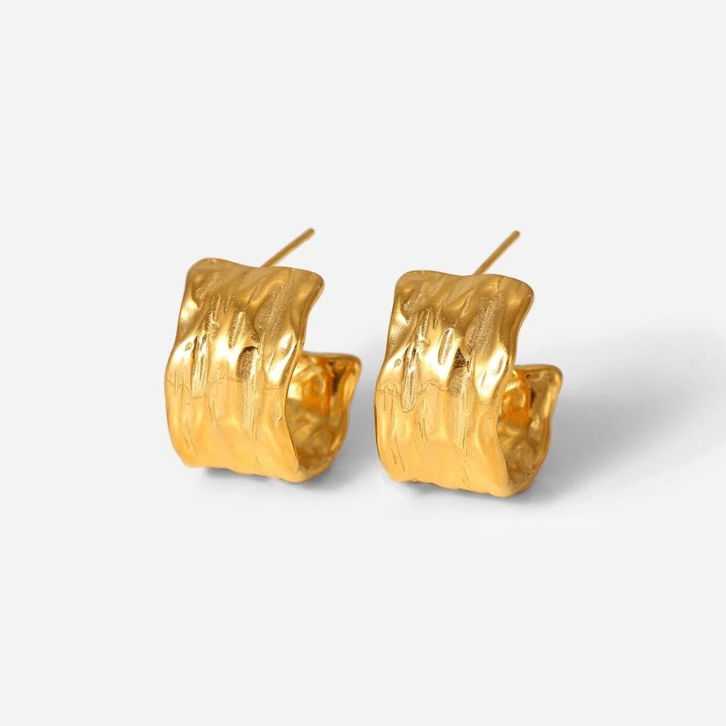 vivi curved earrings