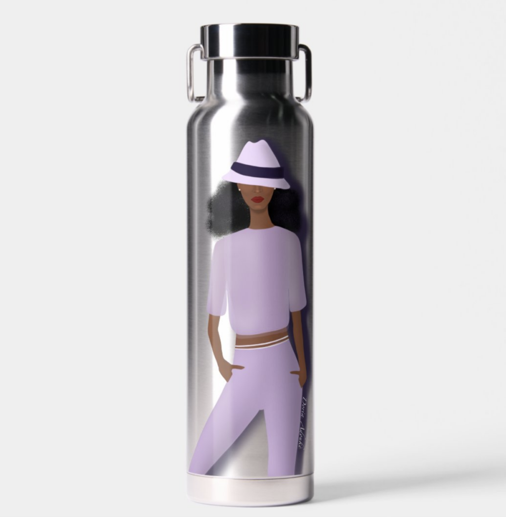 black mom water bottle