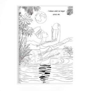 sacred self-care colouring page
